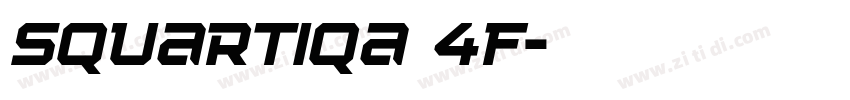 Squartiqa 4F字体转换 Squartiqa 4F字体转换